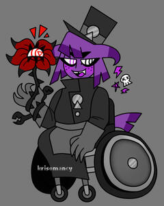 Cartoon style digital art example alien Cartoon style digital art example alien