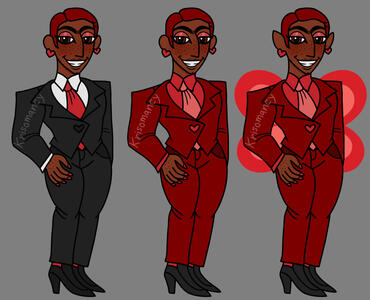 Cartoon style digital art example human 3 Cartoon style digital art example human 3