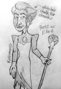 Semi-realistic traditional style art example human 2 Semi-realistic traditional style art example human 2