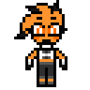 Sprite style animation example alien Sprite style animation example alien