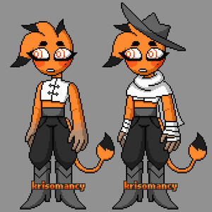 Pixel style digital art example furry Pixel style digital art example furry